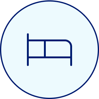 Hospital bed icon